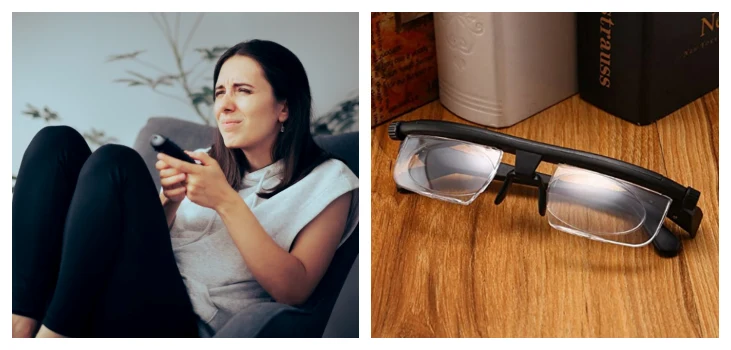 Flex Vision glasses on desk